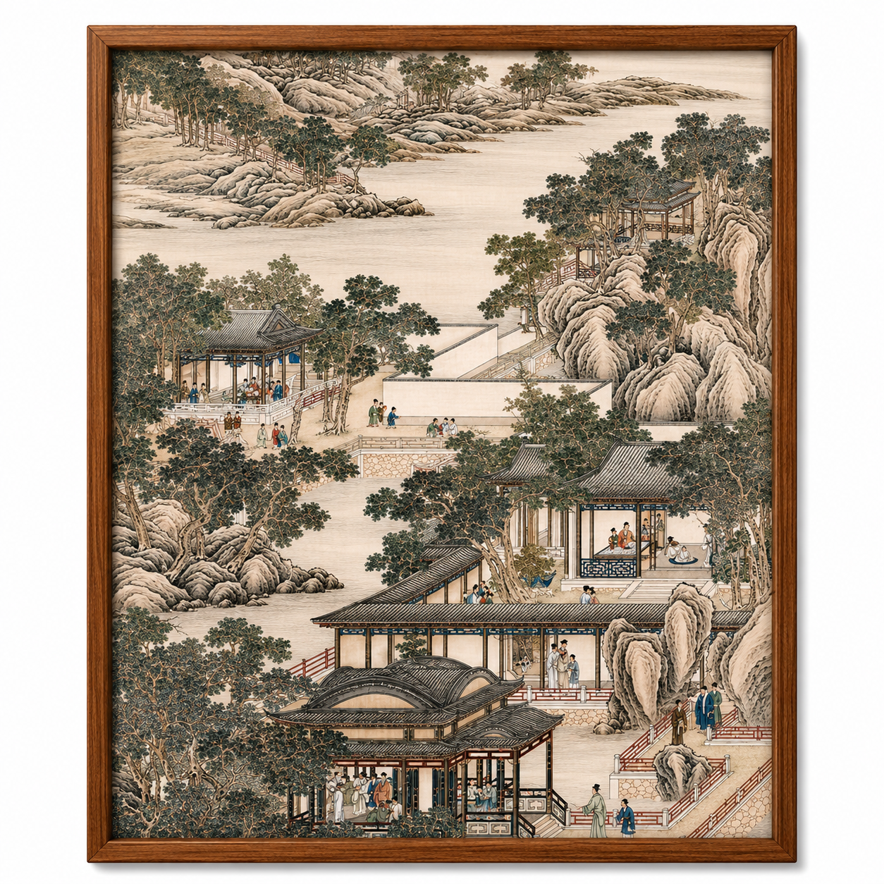 Song Dynasty Gardens™ Collection Classical Chinese Garden Art Puzzle Collection