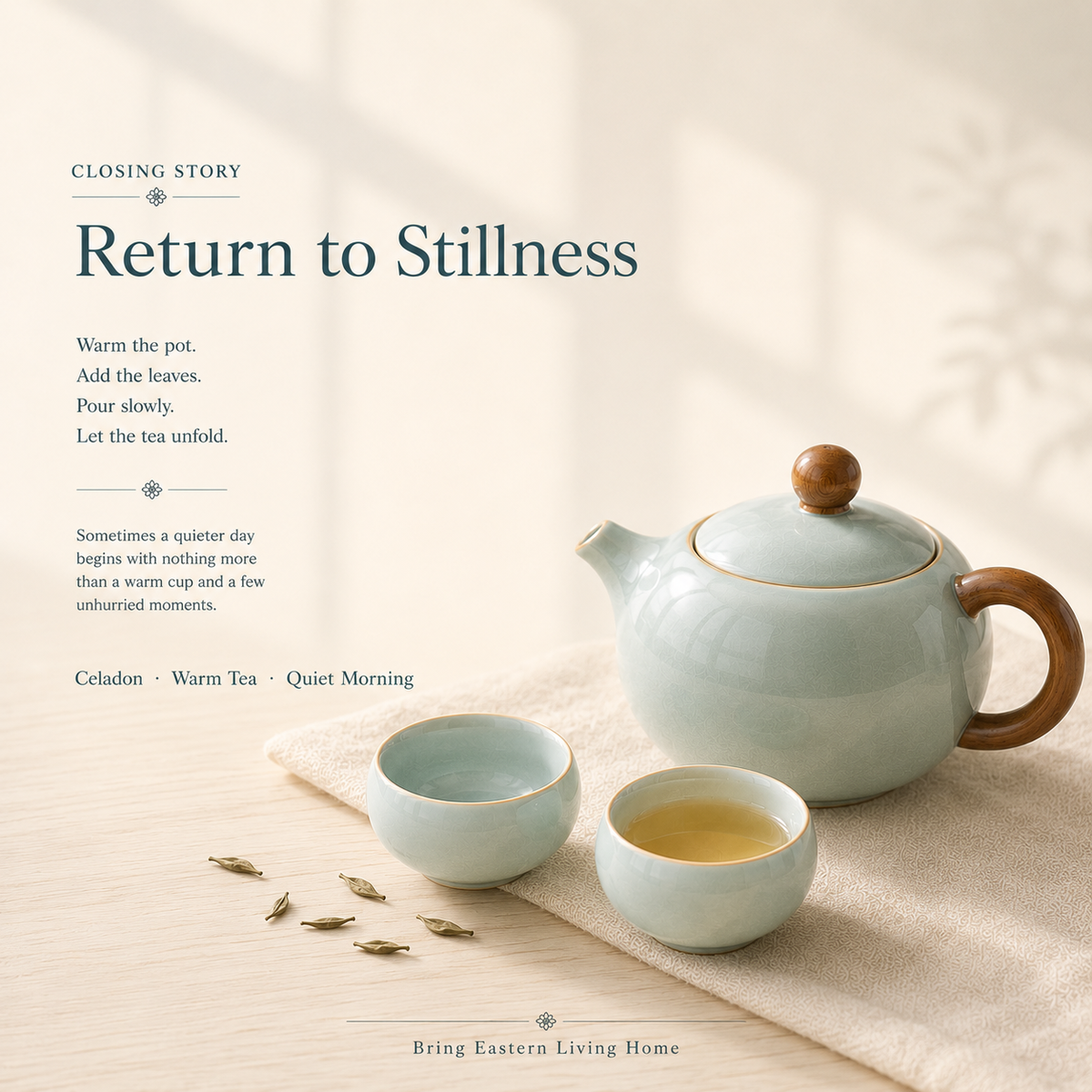 Celadon Serenity Porcelain Gongfu Tea Ceremony Set™
