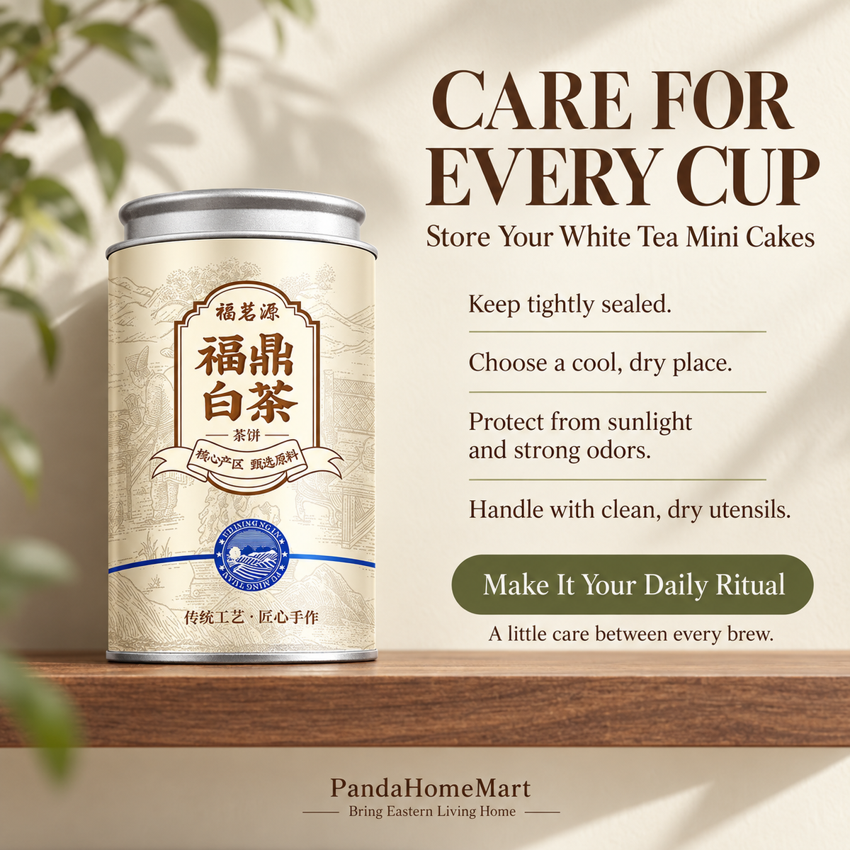 2015 Aged Shou Mei Mini White Tea Cakes – 250 g