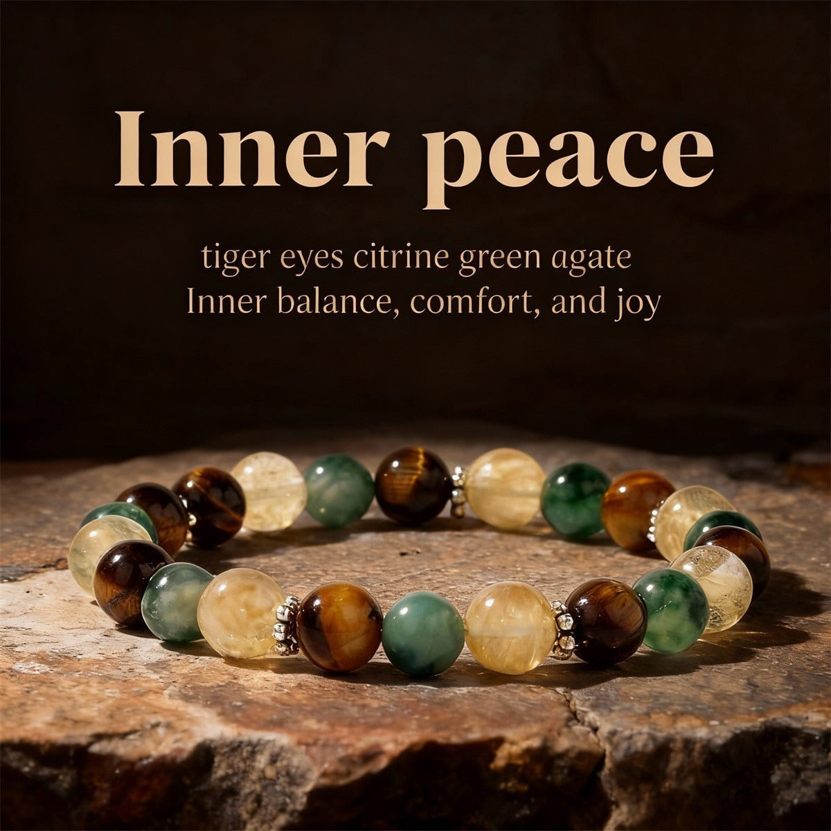 Inner Peace Crystal Bracelet™ | Balance, Joy & Wellness Jewelry