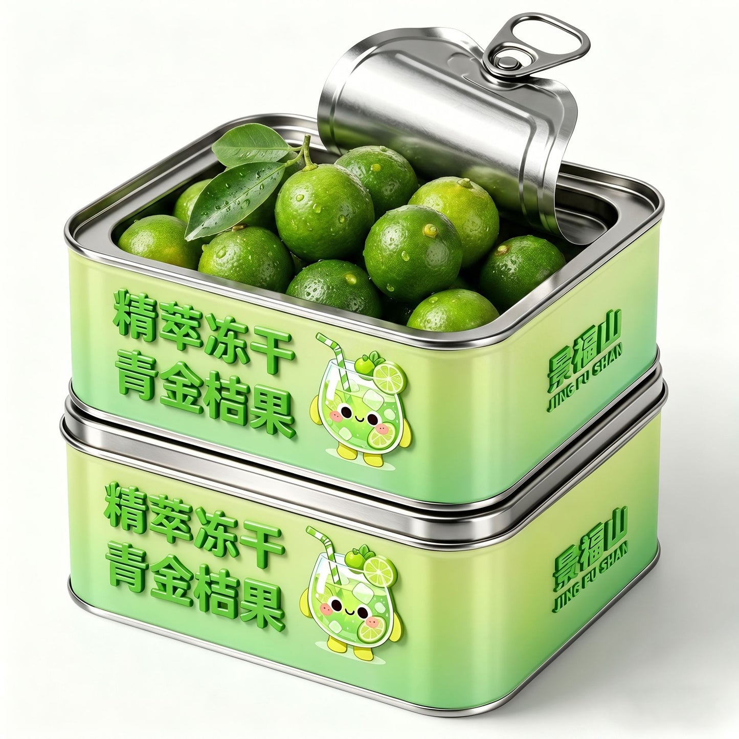 Freeze-Dried Green Kumquat Tea – Citrus Wellness Fruit Tea | Refreshing Vitamin Herbal Drink & Summer Detox Tea