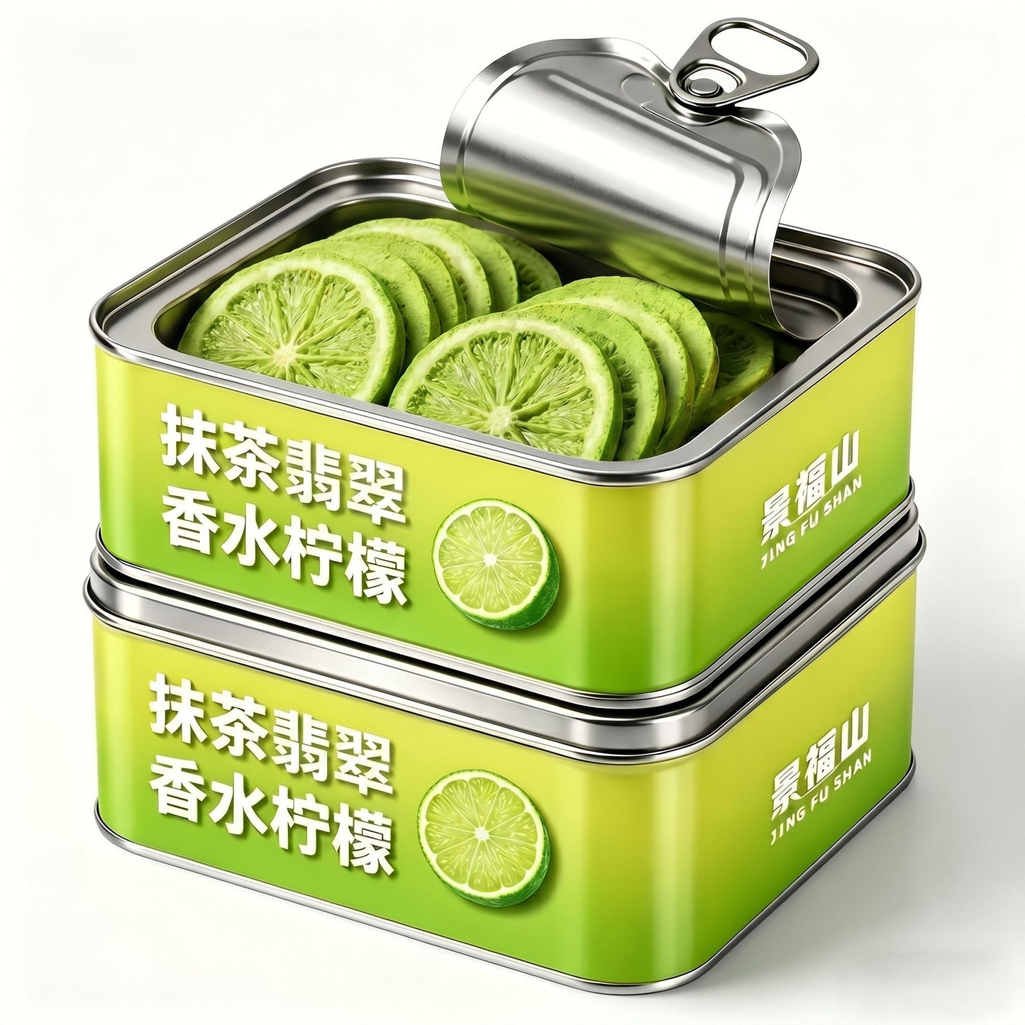 Matcha Lime Fruit Tea – Freeze-Dried Lime Slices & Japanese Matcha Wellness Drink | Refreshing Citrus Green Tea Beverage