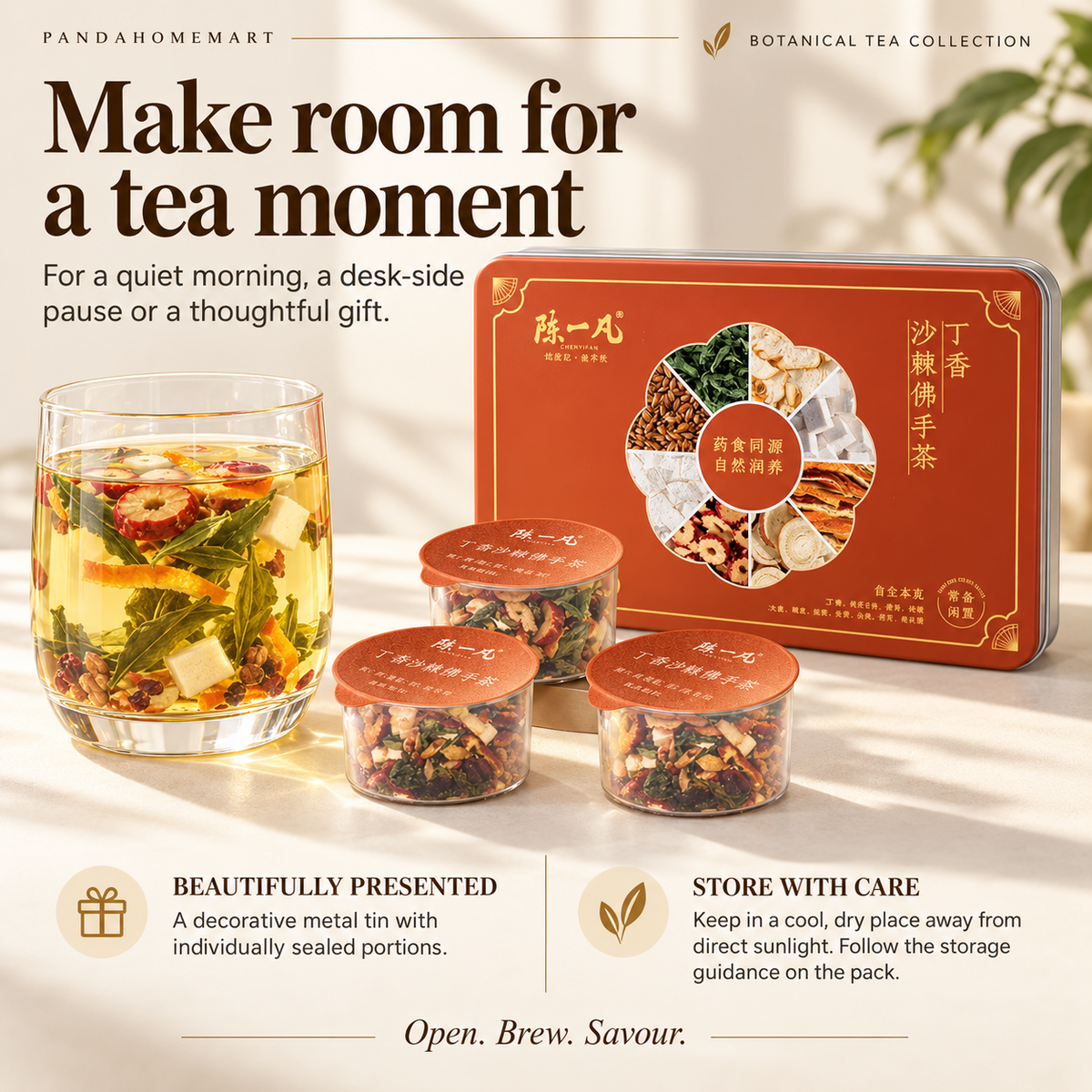 Sand Ginger & Buddha’s Hand Citrus Tea Pods™ — 30 Pods