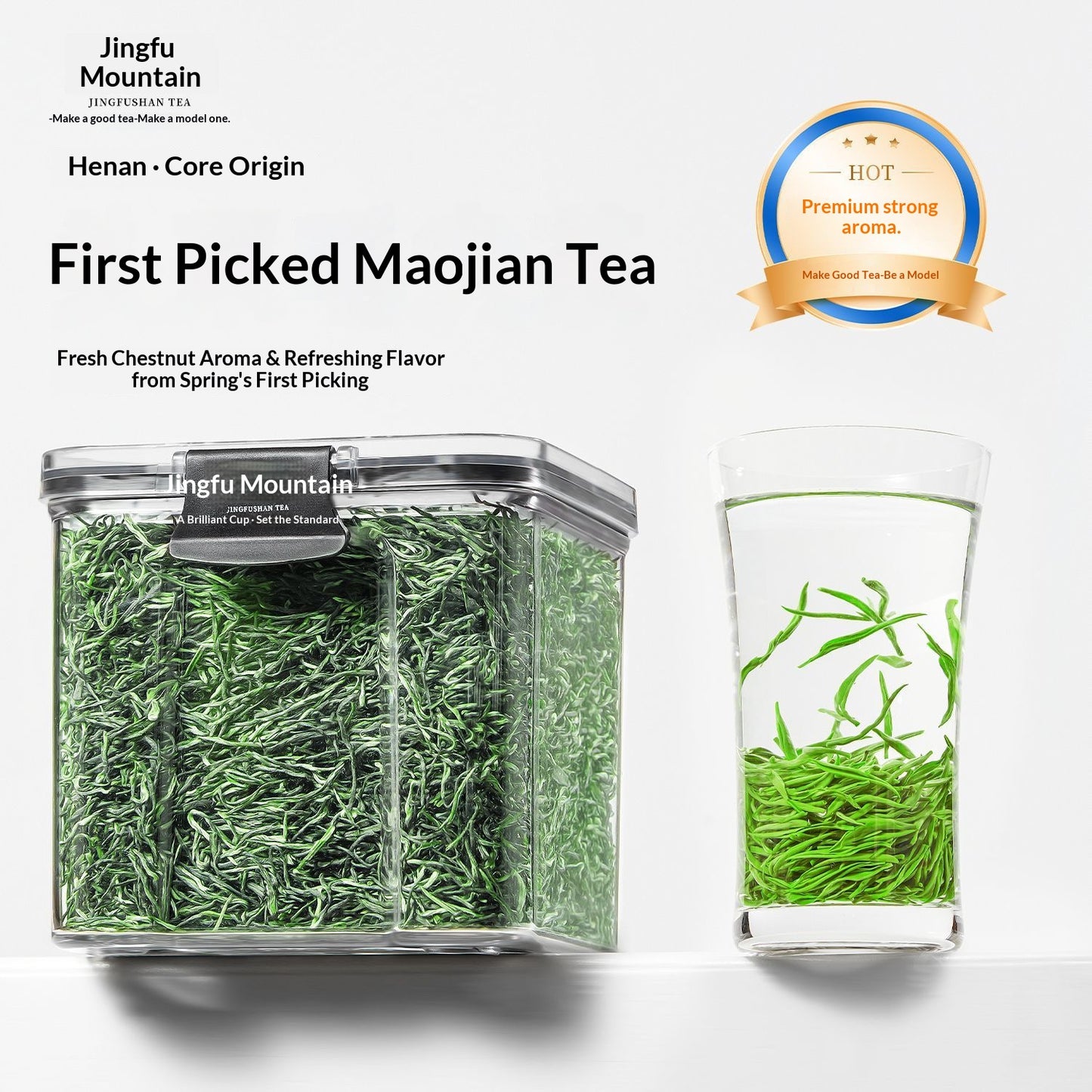 Premium Maojian Green Tea – Early Spring Chinese Green Tea for Fresh Energy & Traditional Tea Wellness