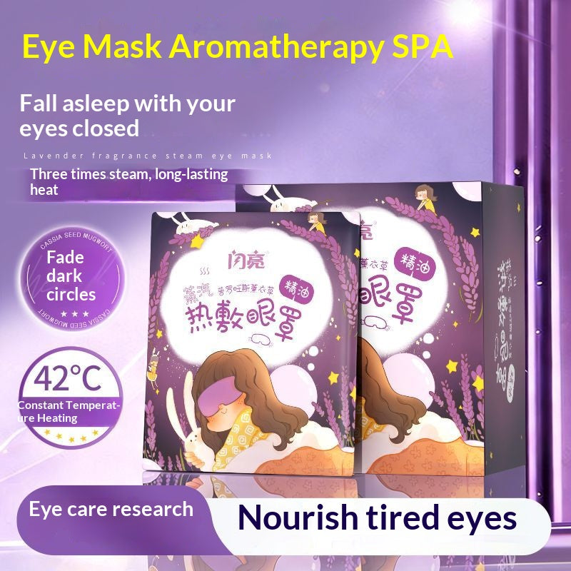 Lavender Steam Eye Mask – Self Heating Sleep Eye Mask for Eye Fatigue Relief, Relaxation & Nighttime Emotional Wellness