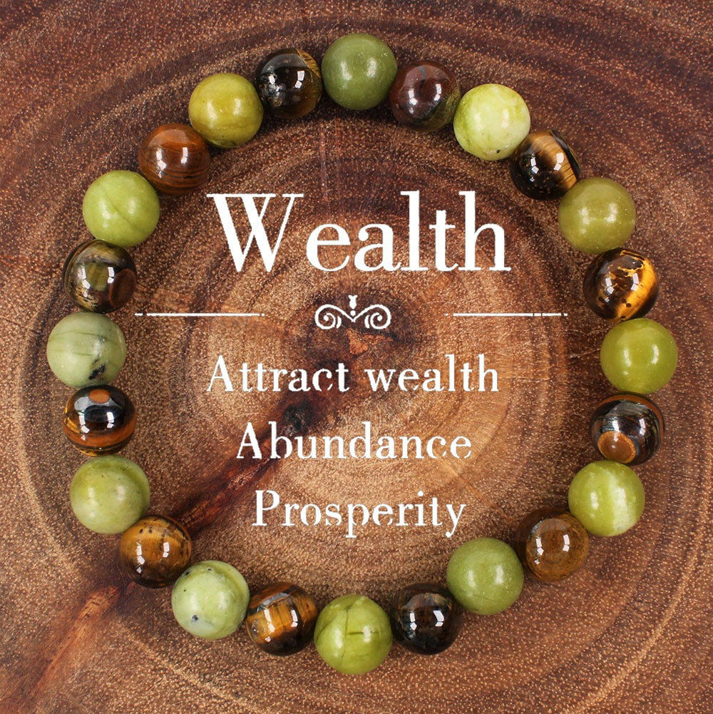 Wealth Abundance Bracelet™ | Crystal Bracelet for Prosperity & Success