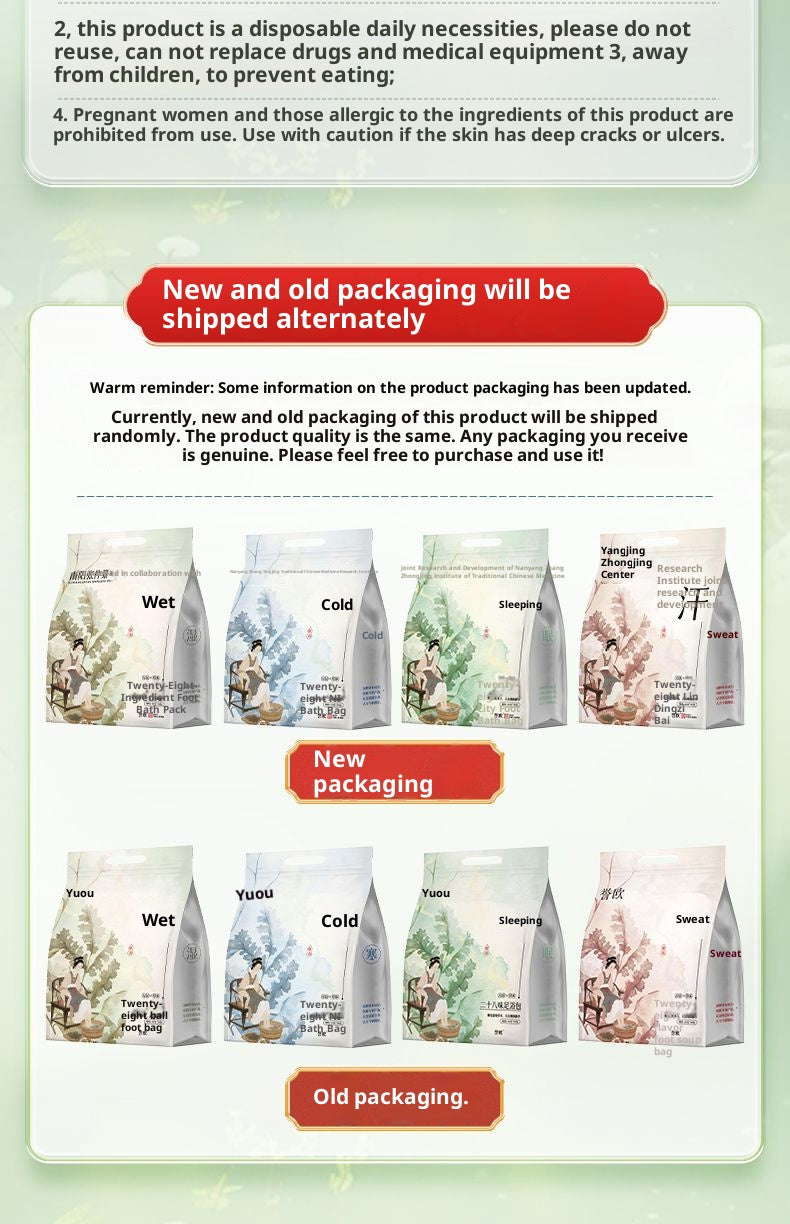 Sleep Wellness Herbal Foot Soak Bags – Traditional Chinese Foot Bath for Relaxation, Warmth & Bedtime Self-Care | Oriental Herbal Spa Ritual