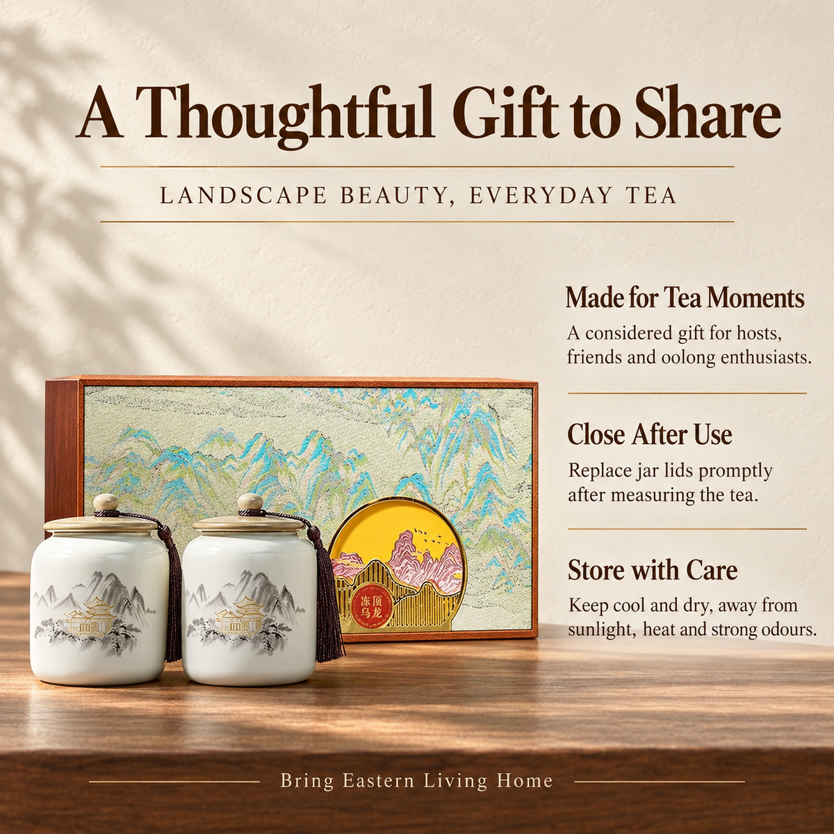 Premium Dong Ding Oolong Tea Gift Set – Te Ji 400 g