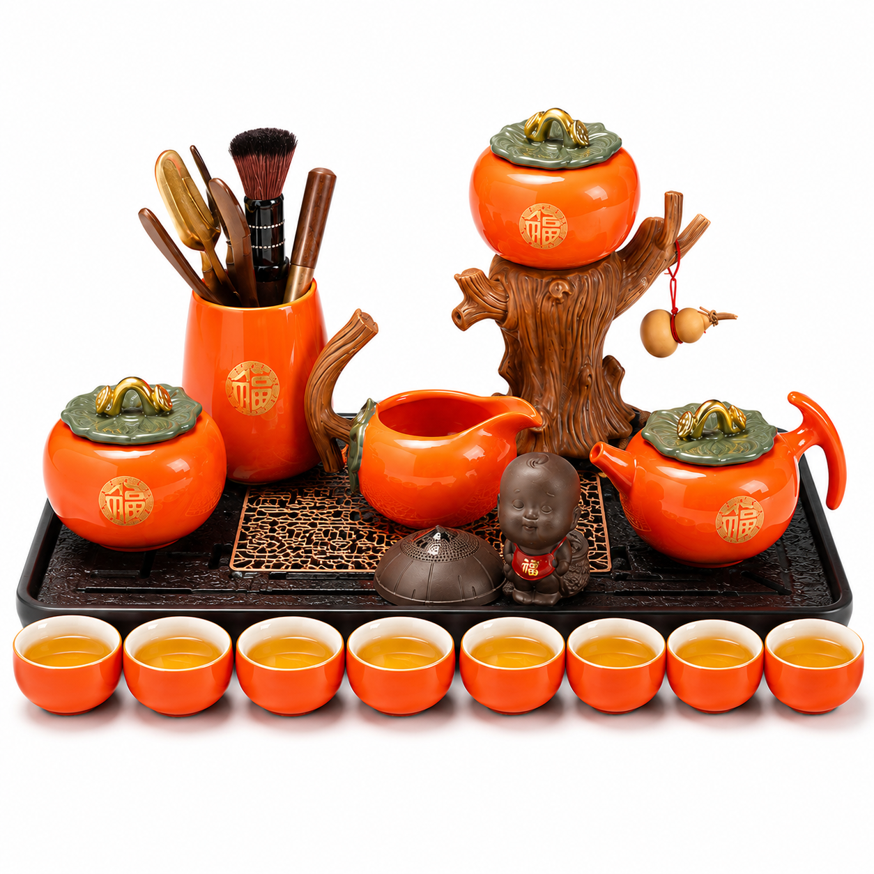 Persimmon Blessing Gongfu Tea Ceremony Set™