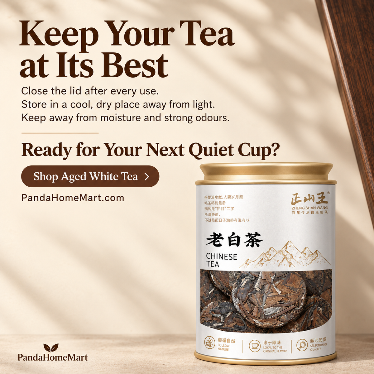 Lao Bai Cha Shou Mei Mini White Tea Cakes – 125 g
