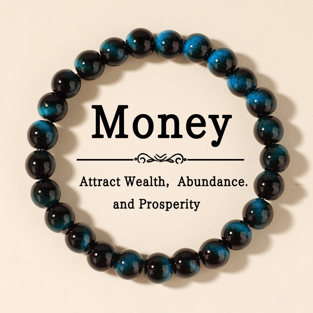 Blue Prosperity Crystal Bracelet™ | Wealth & Abundance Energy Bracelet