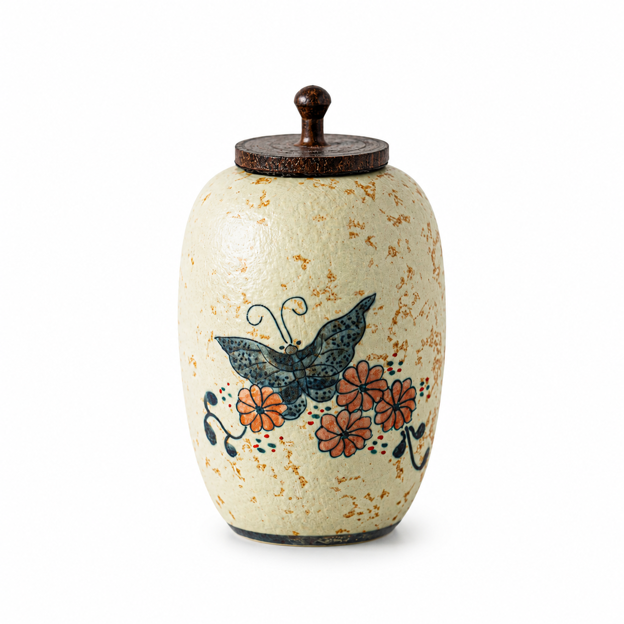 Butterfly Ceramic Tea Canister™
