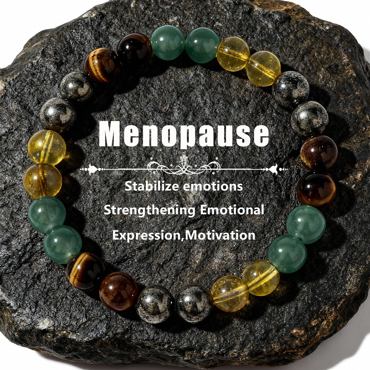 Menopause Harmony Bracelet™ | Emotional Balance & Wellness Crystal Bracelet