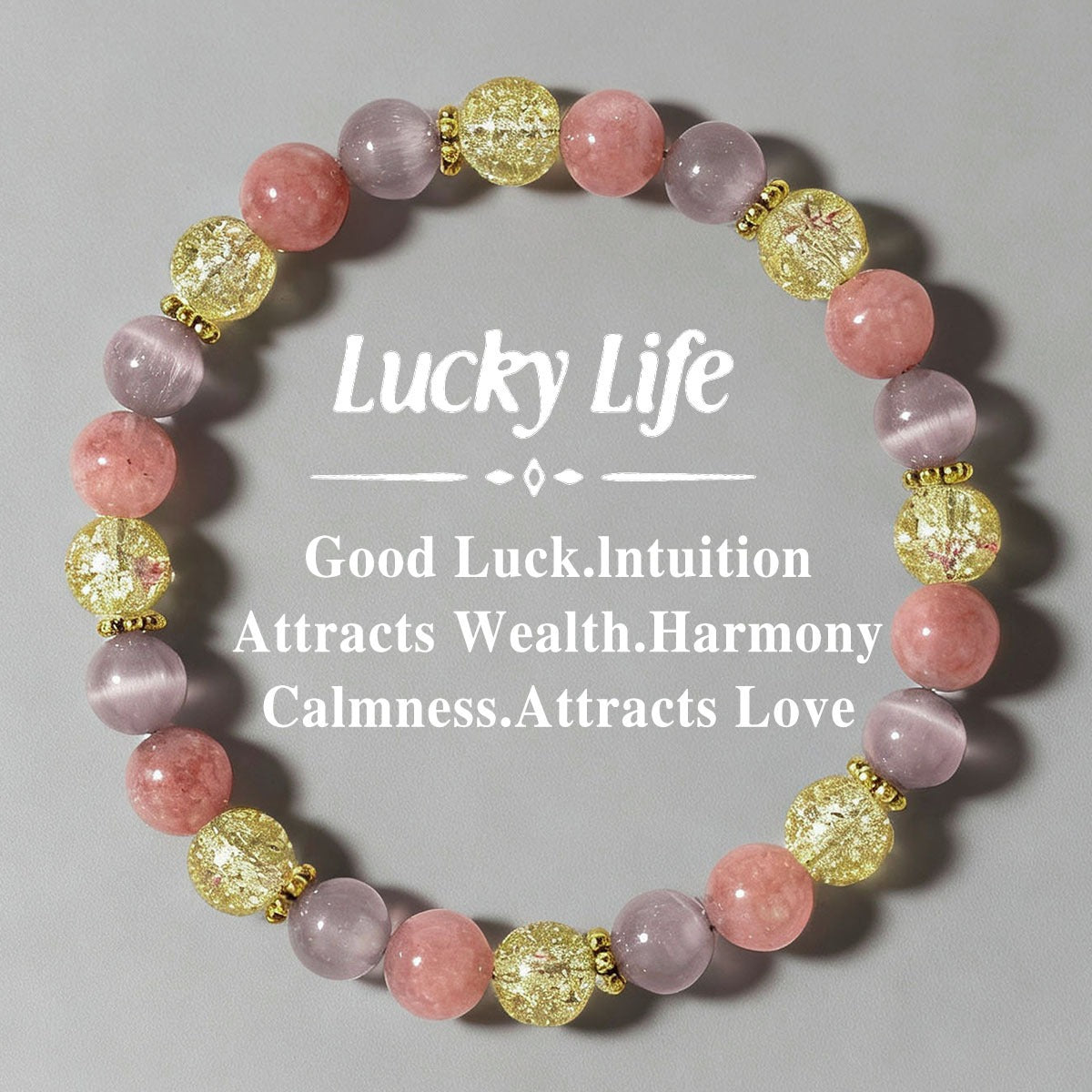 Lucky Life Bracelet™ | Crystal Bracelet for Love, Harmony & Good Fortune