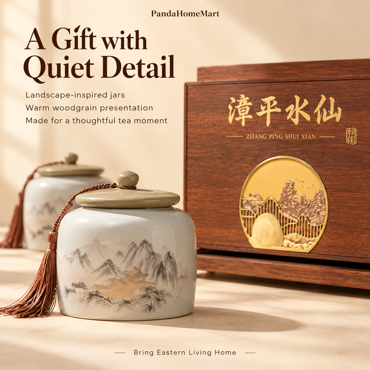Premium Zhangping Shuixian Oolong Tea Gift Set – Te Ji 160 g