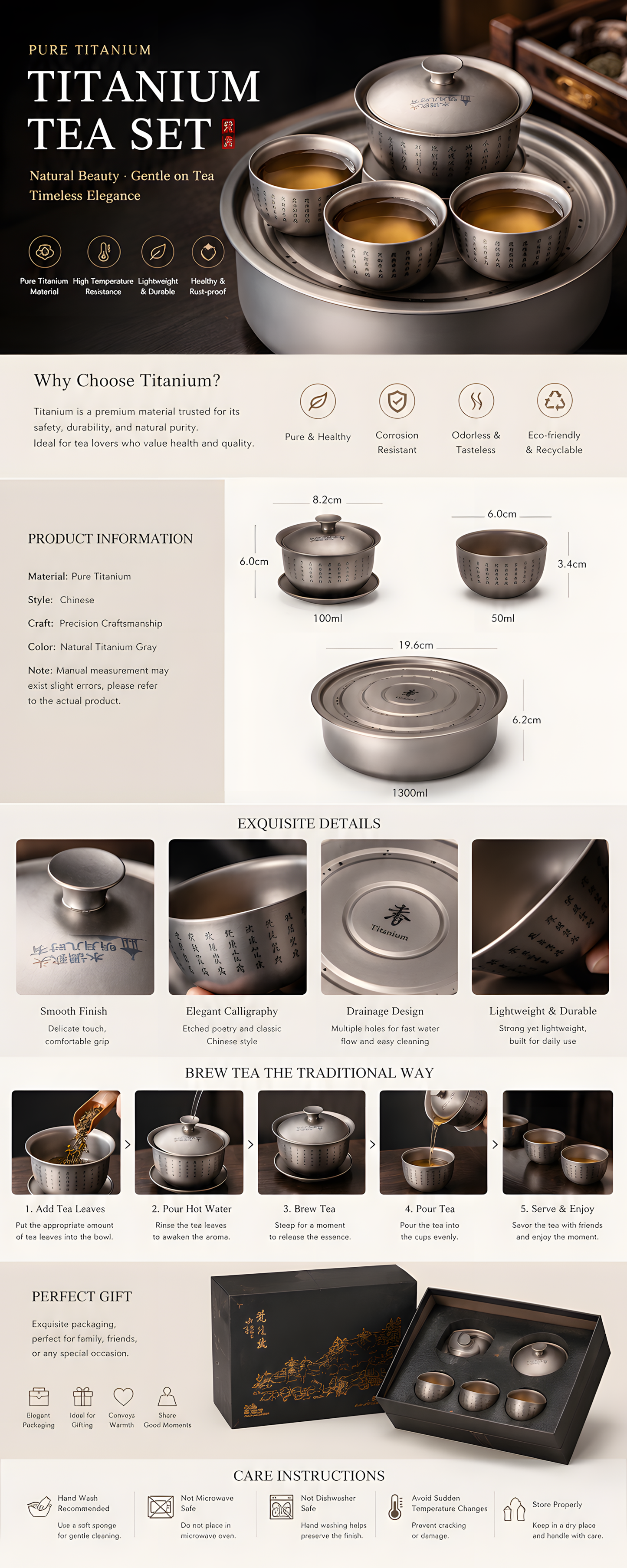 Scholar’s Serenity Calligraphy Gaiwan | Traditional Chinese Tea Bowl