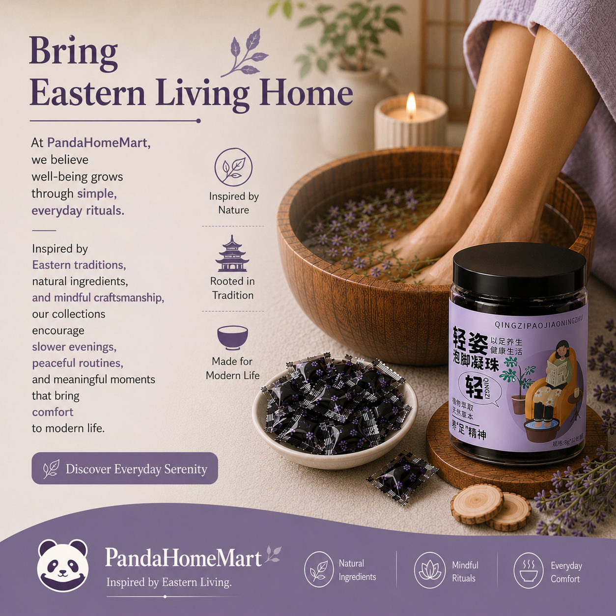 Light Relief Herbal Foot Soak Essence Beads