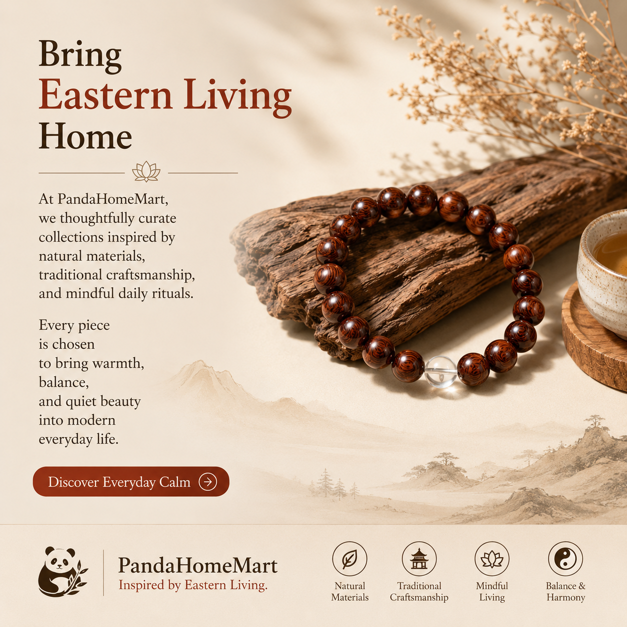 Sandalwood Serenity Bracelet