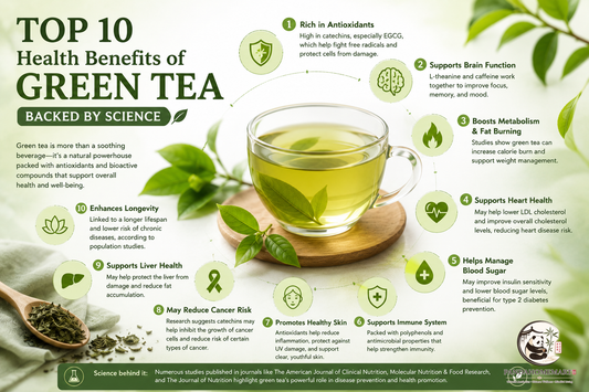 Top 10 Health Benefits of Green Tea Backed by Science