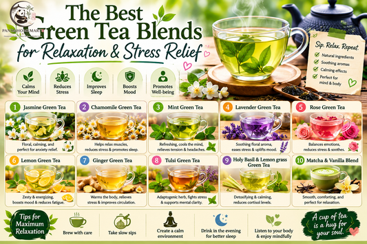 The Best Green Tea Blends for Relaxation & Stress Relief