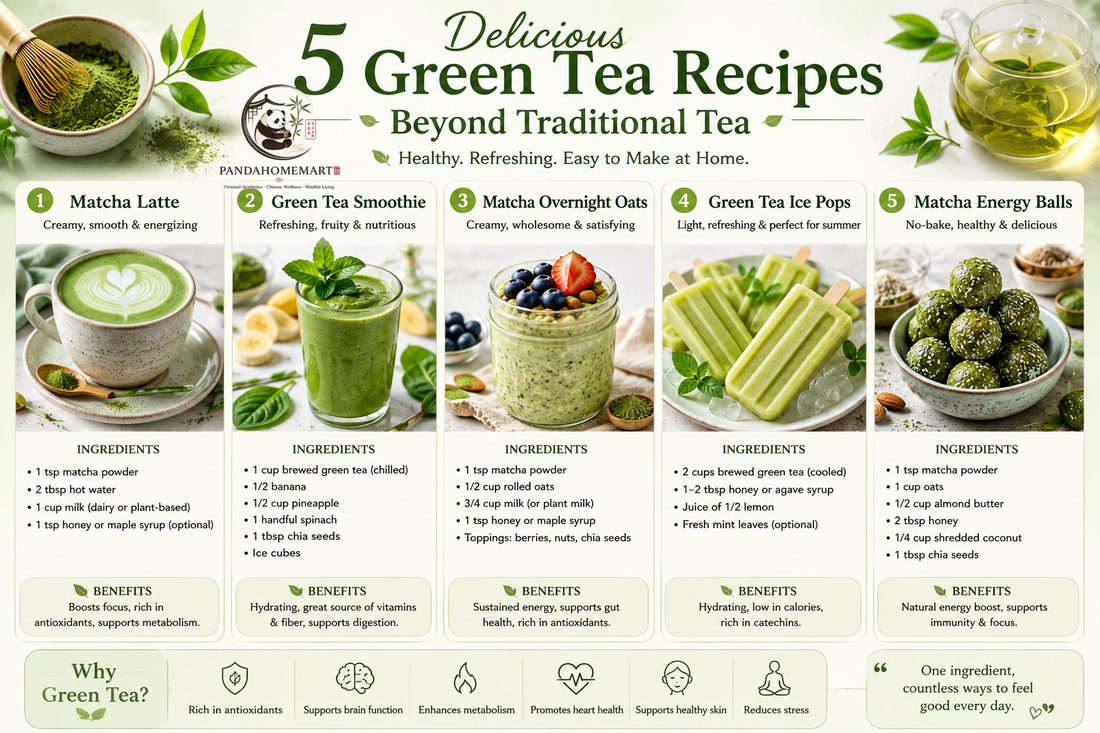 5 Delicious Green Tea Recipes Beyond Traditional Tea