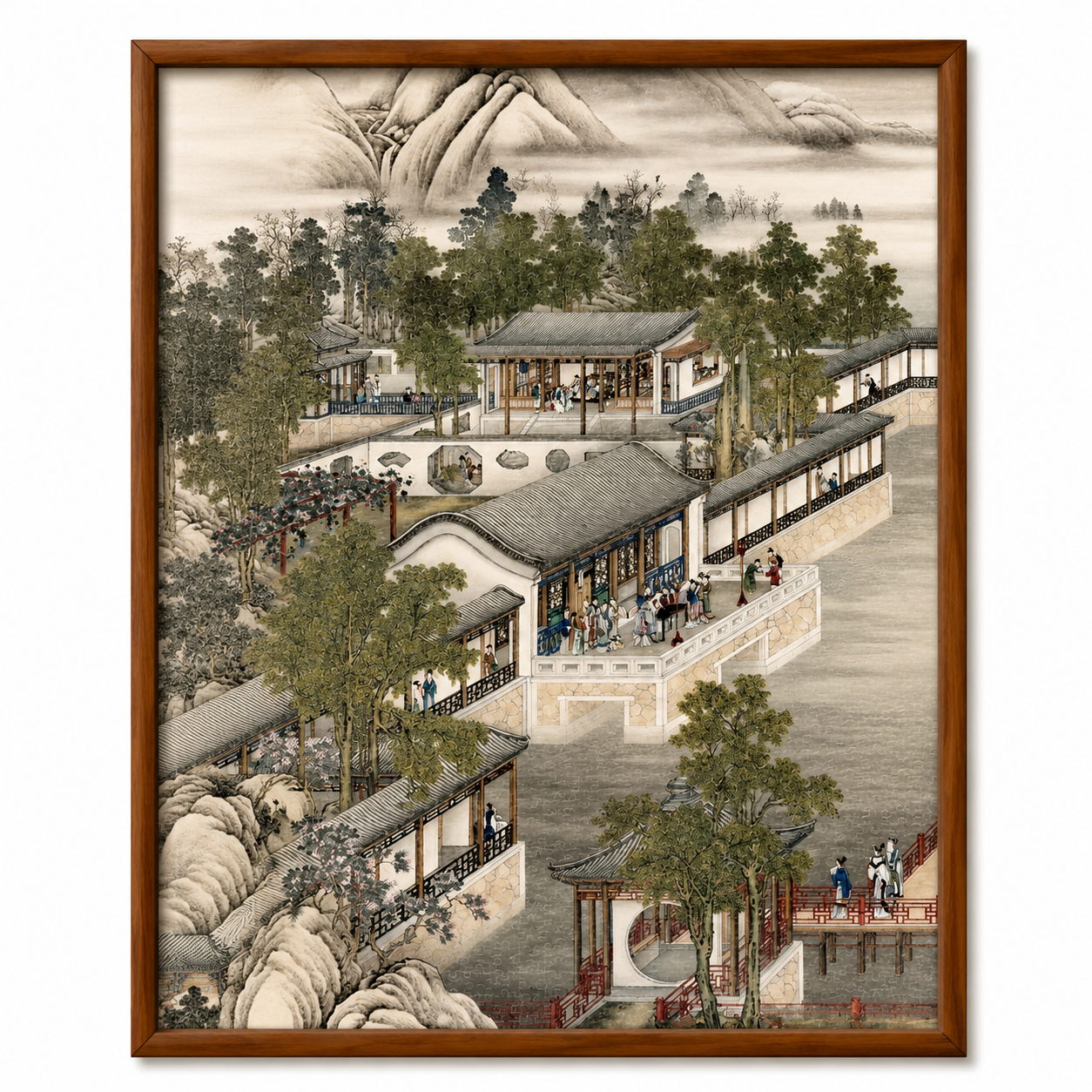 Song Dynasty Gardens™ Collection Classical Chinese Garden Art Puzzle Collection