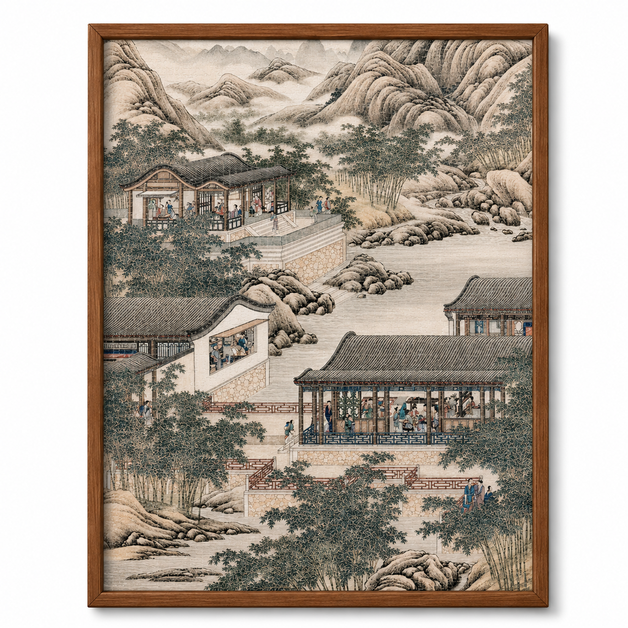 Song Dynasty Gardens™ Collection Classical Chinese Garden Art Puzzle Collection