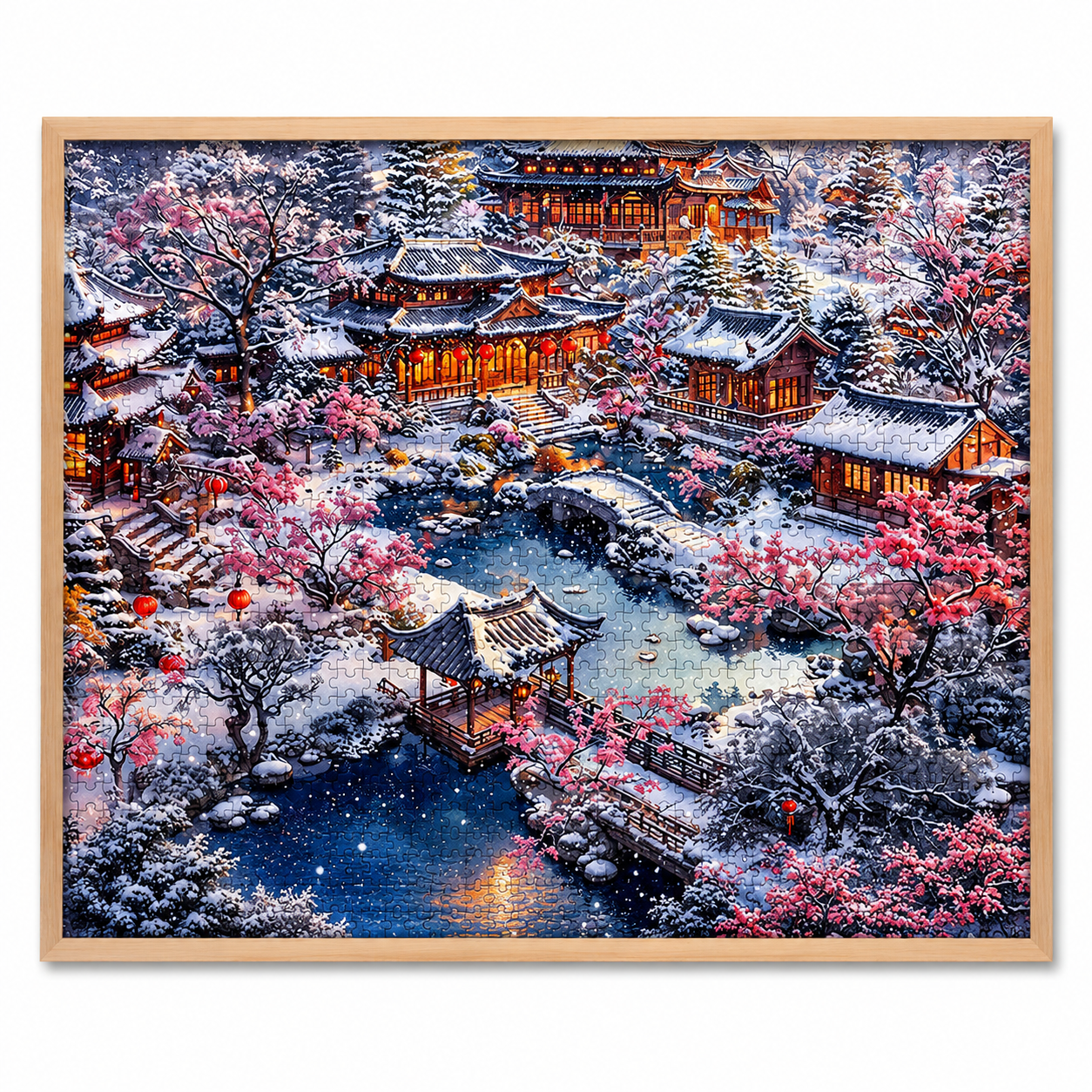 Four Seasons of Serenity™ Collection Eastern Garden Art Puzzle Collection