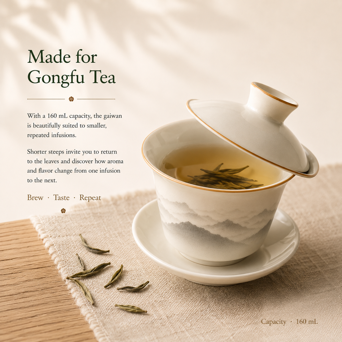 Misty Mountain Ru Ware Gaiwan – 160 mL