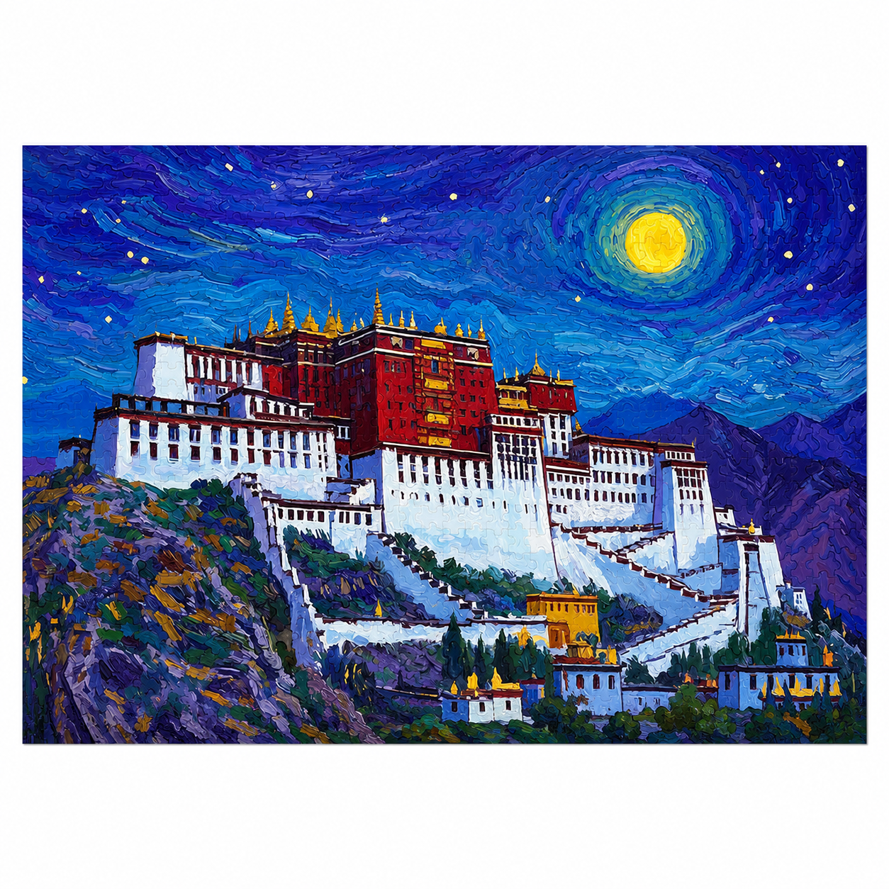 Potala Palace Under the Eternal Sky™ Collection 8 Breathtaking Journeys Through Sacred Architecture, Himalayan Beauty & Mindful Wonder