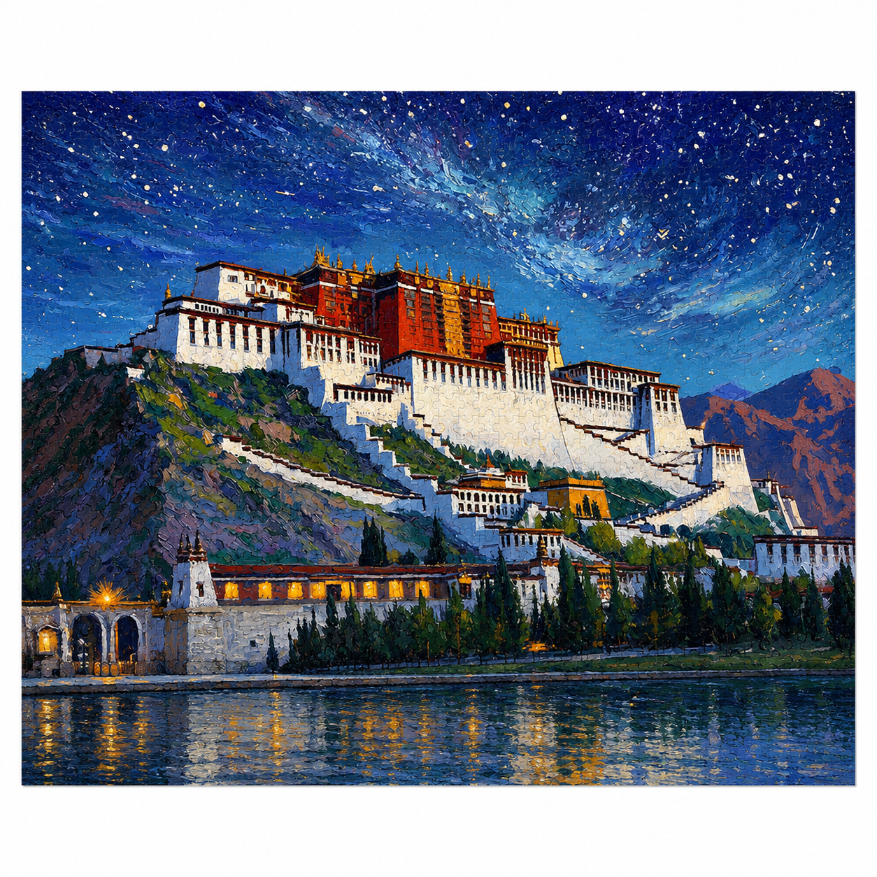 Potala Palace Under the Eternal Sky™ Collection 8 Breathtaking Journeys Through Sacred Architecture, Himalayan Beauty & Mindful Wonder