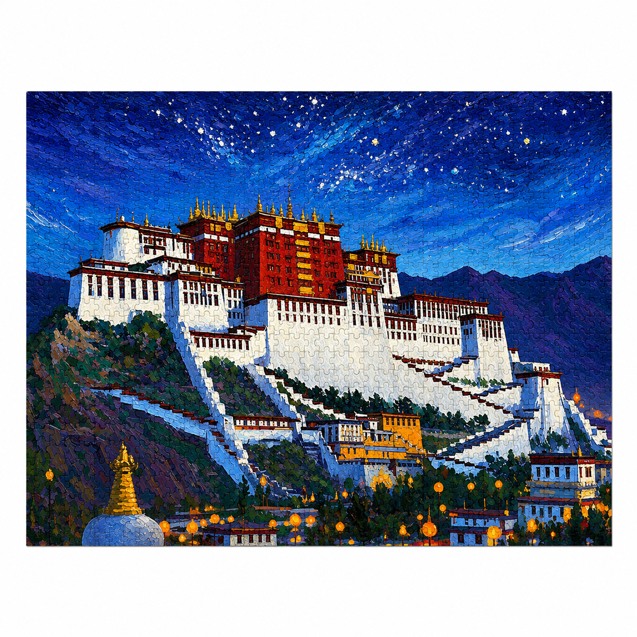Potala Palace Under the Eternal Sky™ Collection 8 Breathtaking Journeys Through Sacred Architecture, Himalayan Beauty & Mindful Wonder