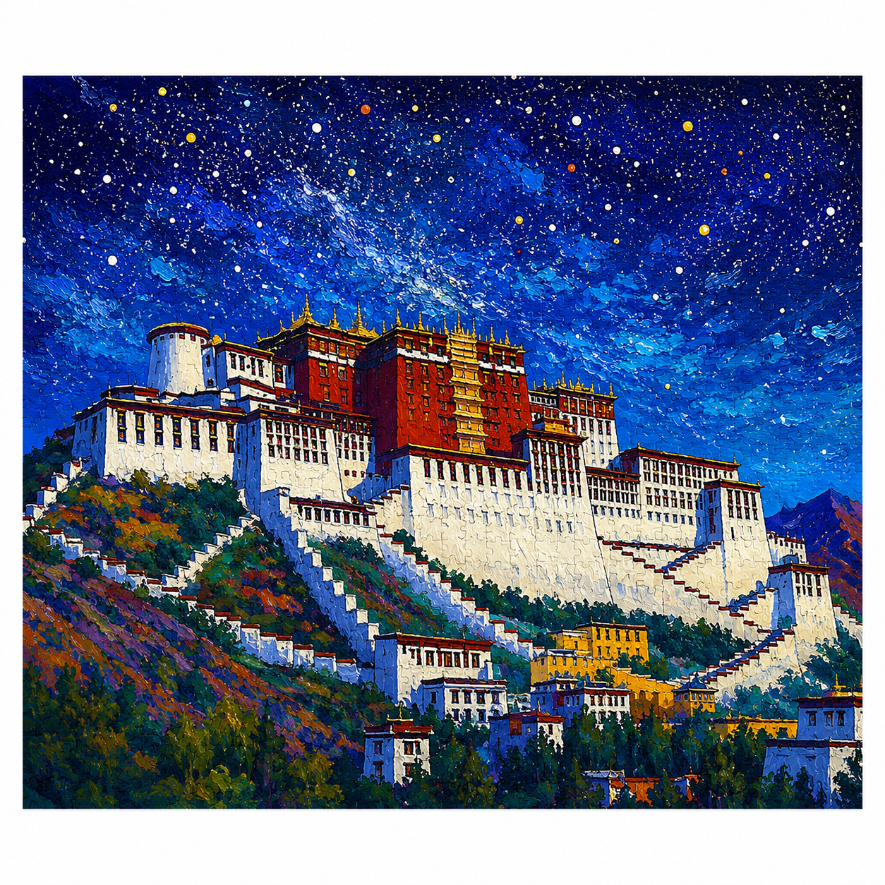 Potala Palace Under the Eternal Sky™ Collection 8 Breathtaking Journeys Through Sacred Architecture, Himalayan Beauty & Mindful Wonder