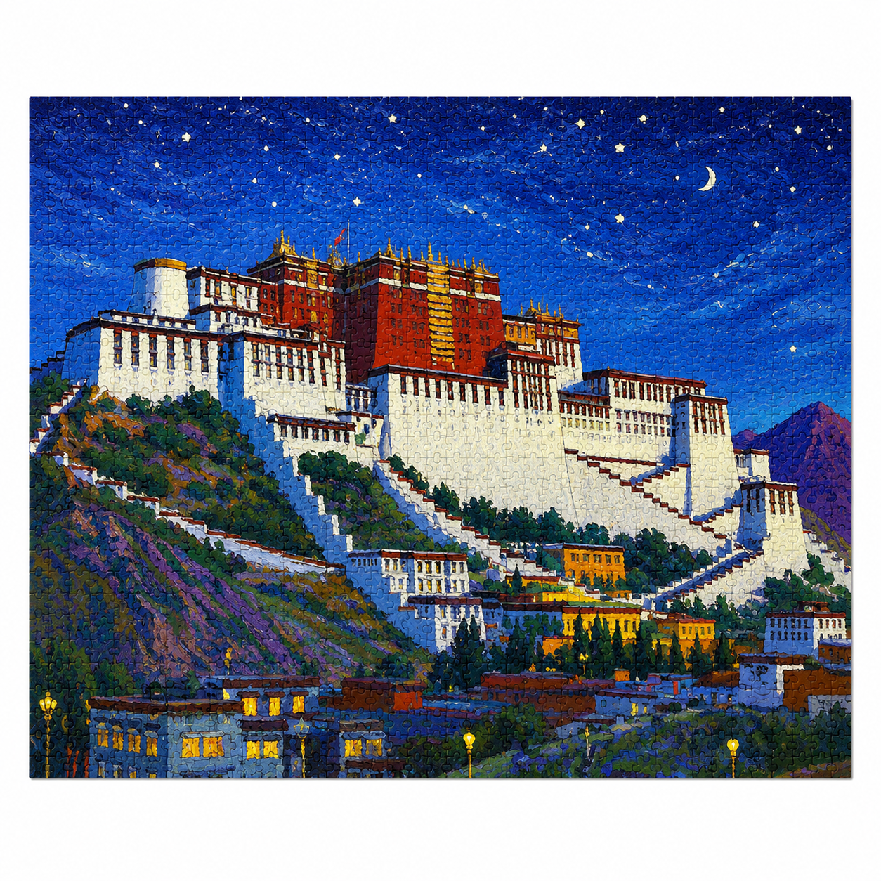 Potala Palace Under the Eternal Sky™ Collection 8 Breathtaking Journeys Through Sacred Architecture, Himalayan Beauty & Mindful Wonder