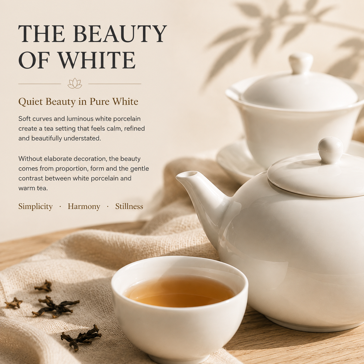 Jade White Porcelain Gongfu Tea Set – Complete Tea Set