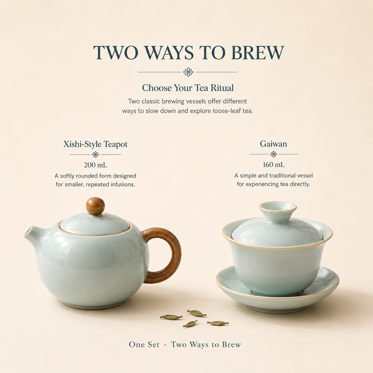 Celadon Serenity Porcelain Gongfu Tea Ceremony Set™