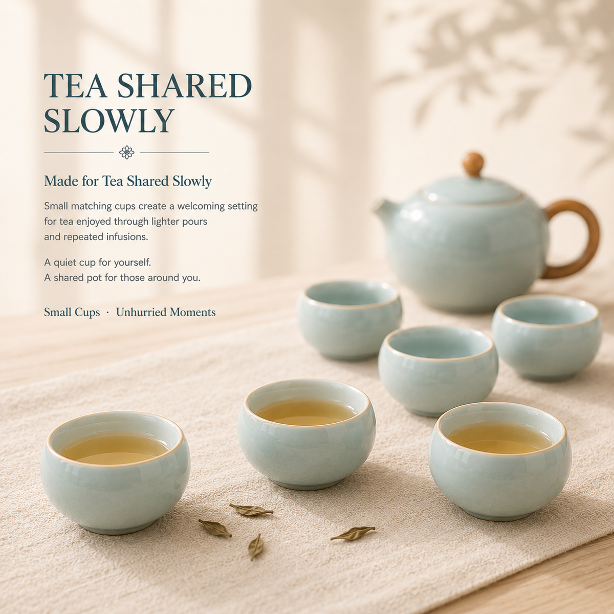 Celadon Serenity Porcelain Gongfu Tea Ceremony Set™