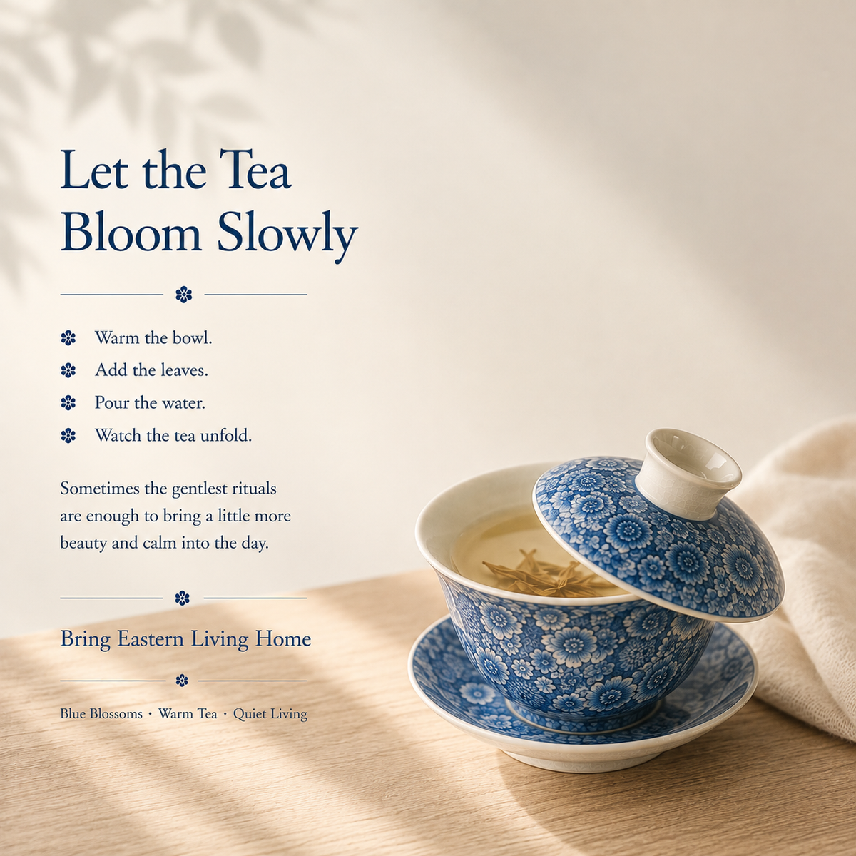 Blue Blossom Gaiwan – 150 mL