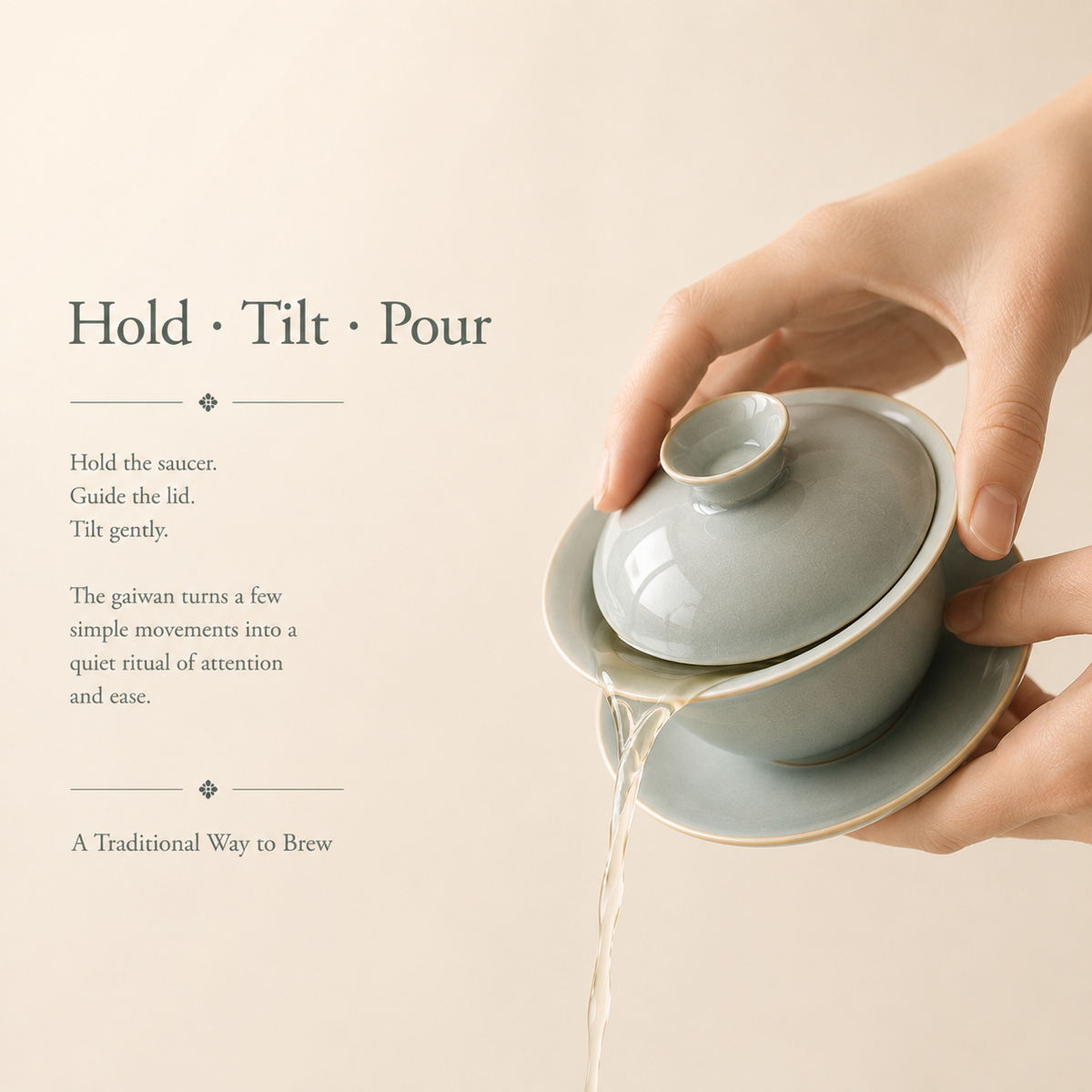 Misty Mountain Celadon Gaiwan – 100 mL