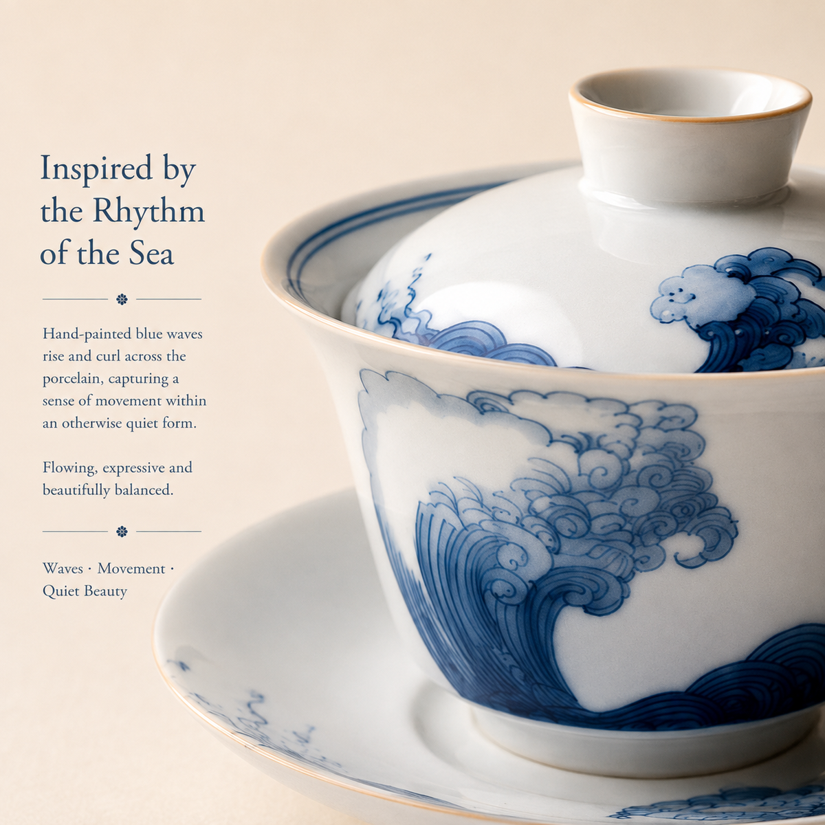 Listening to the Sea Gaiwan – 120 mL