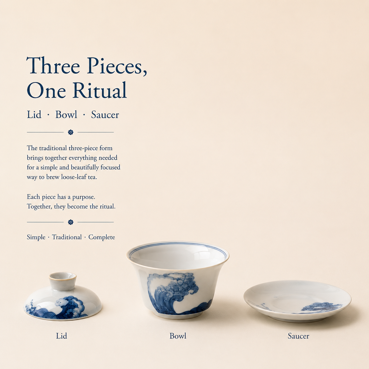 Listening to the Sea Gaiwan – 120 mL