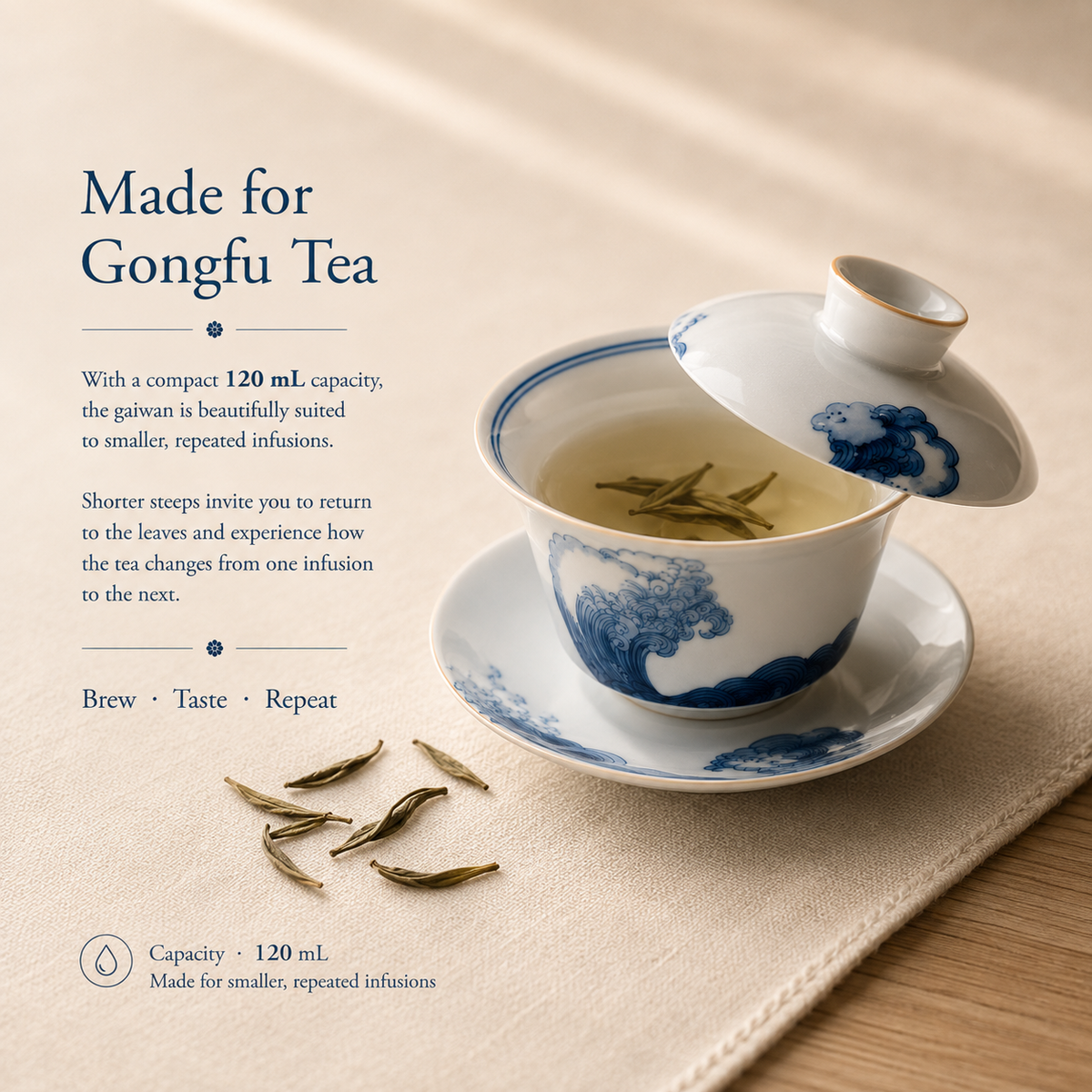 Listening to the Sea Gaiwan – 120 mL