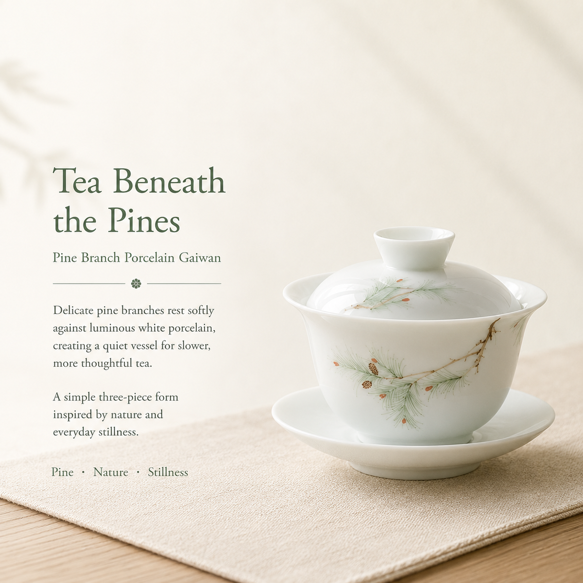 Pine Branch Gaiwan – 125 mL