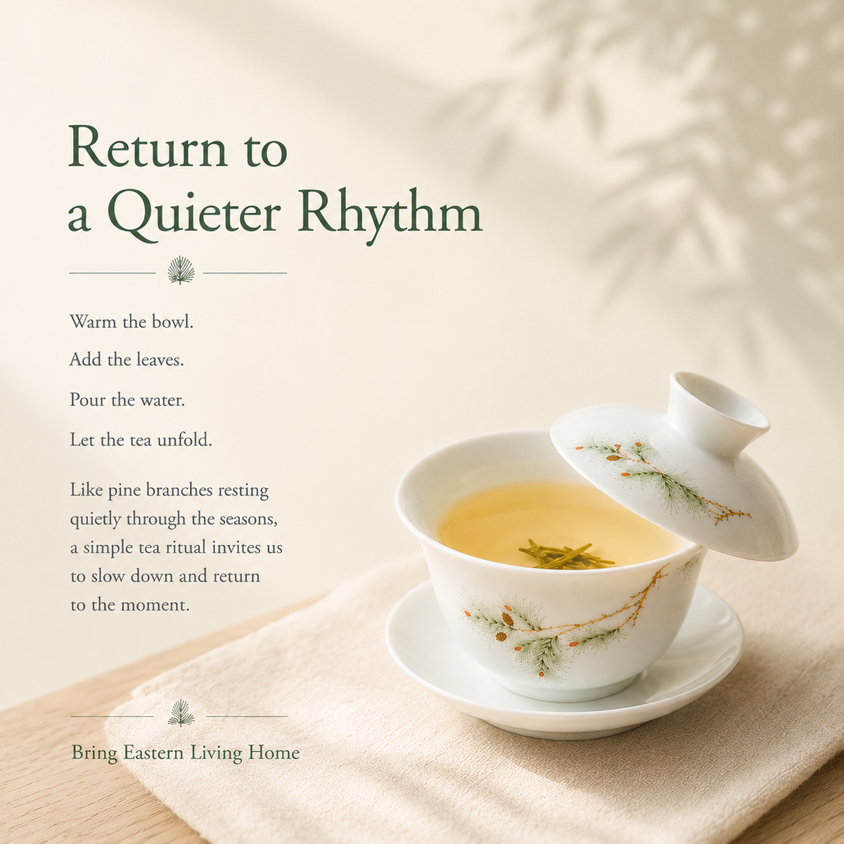 Pine Branch Gaiwan – 125 mL