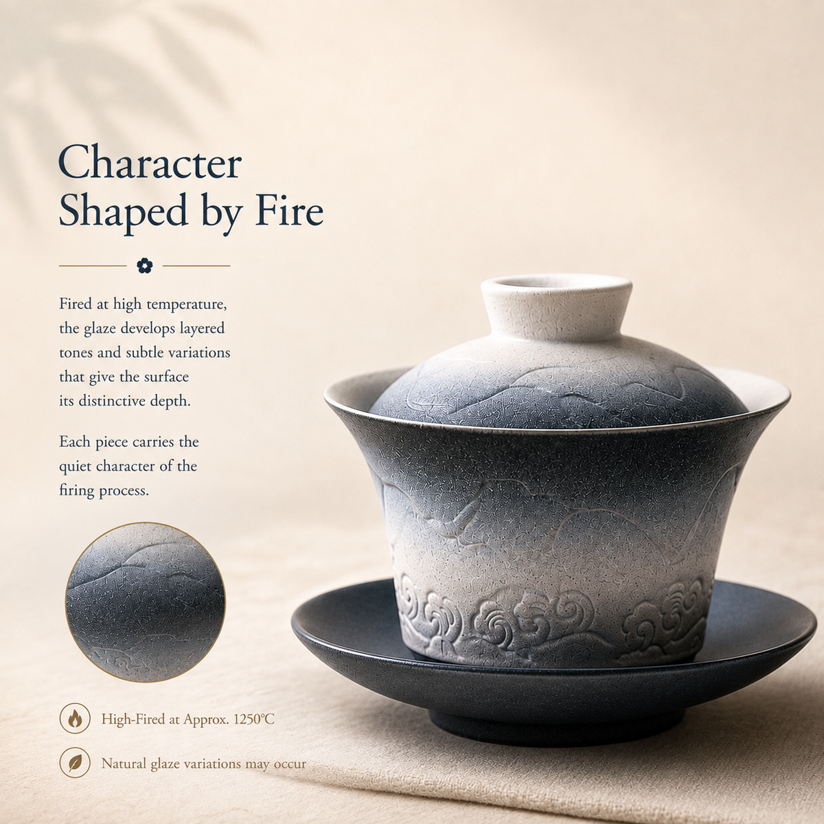 Mountains & Sea Gradient Gaiwan – 120 mL