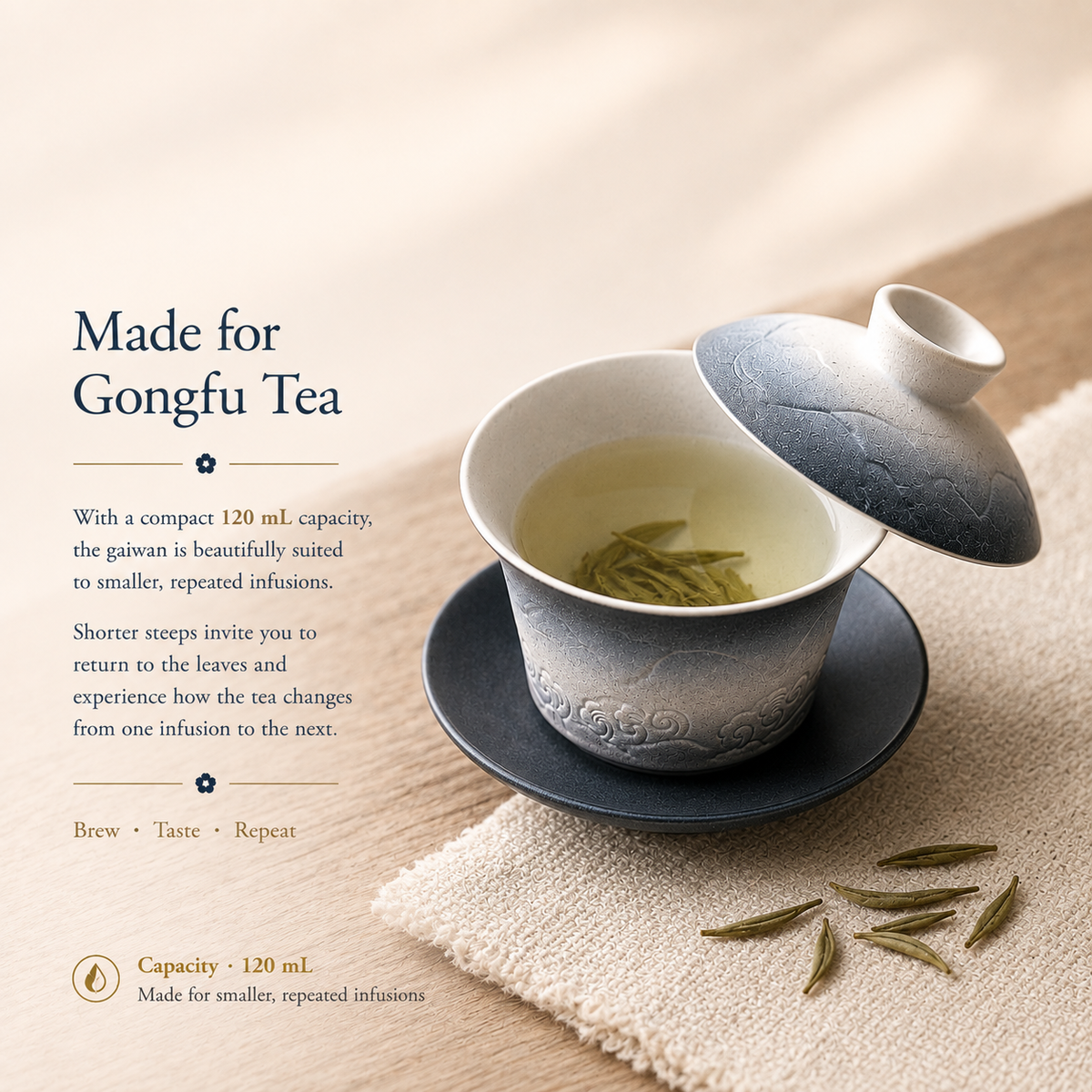 Mountains & Sea Gradient Gaiwan – 120 mL