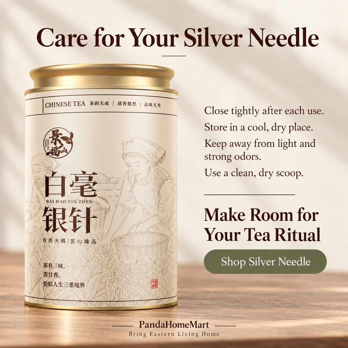 Premium Bai Hao Yin Zhen Silver Needle White Tea – Te Ji 100 g