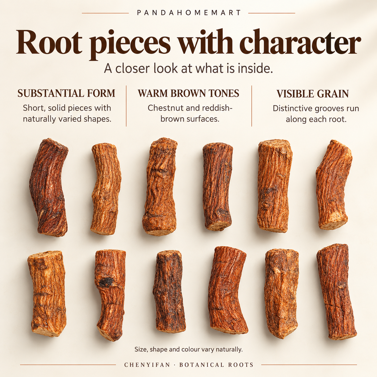 Dried Dandelion Root Pieces with 