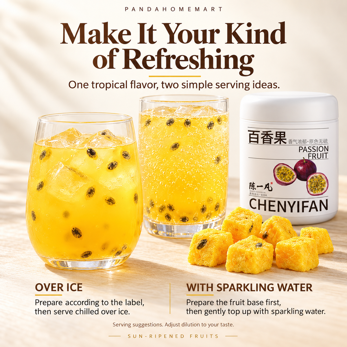 Bai Xiang Guo Freeze-Dried Passion Fruit Ingredient