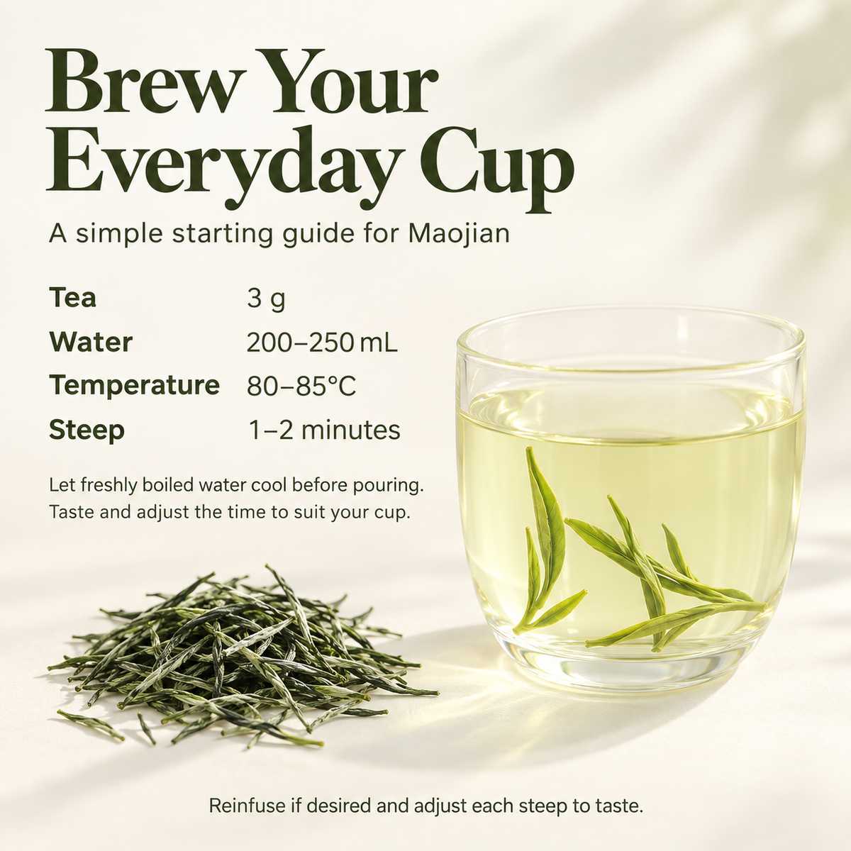 Pre-Qingming High-Mountain Maojian Green Tea – Tender Buds 500 g